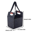 Reusable Drink Cup Carrier, Foldable Tote Bag With Handles for Daily Commute Car Picnic Cruise Party Grocery Outdoor Travel