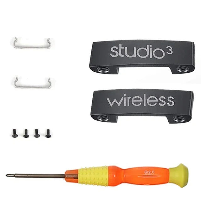 Replacement Headband Arch Plastic Parts Kit for Beats Studio 2.0/3 Headphones, Multiple Colors