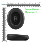 Geekria QuickFit Replacement Ear Pads for Sennheiser Momentum 3 Wireless Momentum 3.0 Wireless Headphones Ear Cushions