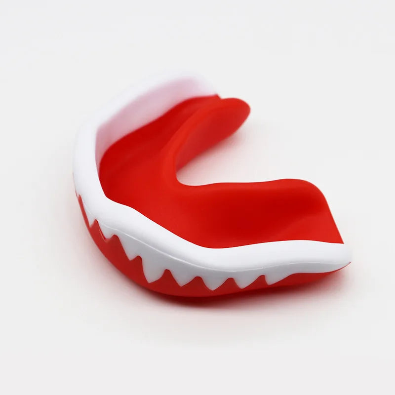 Sports Mouth Guard EVA Slim Fit Teeth Protector for Boxing MMA Football Rugby - Black