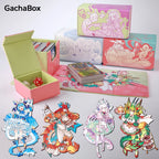 Laundry Dragonmaid Dragonite Deck Box Dicewinder for YGO PTCG,Fits 100 Double-Sleeved Cards,Dice Tray Card Storage Box TCG OPCG