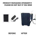 Small Solar Oxygen Pump Supplies Oxygen Day and Night for The Pool and Fish Tank To Continuously Bubbling Oxygen for Small Fish