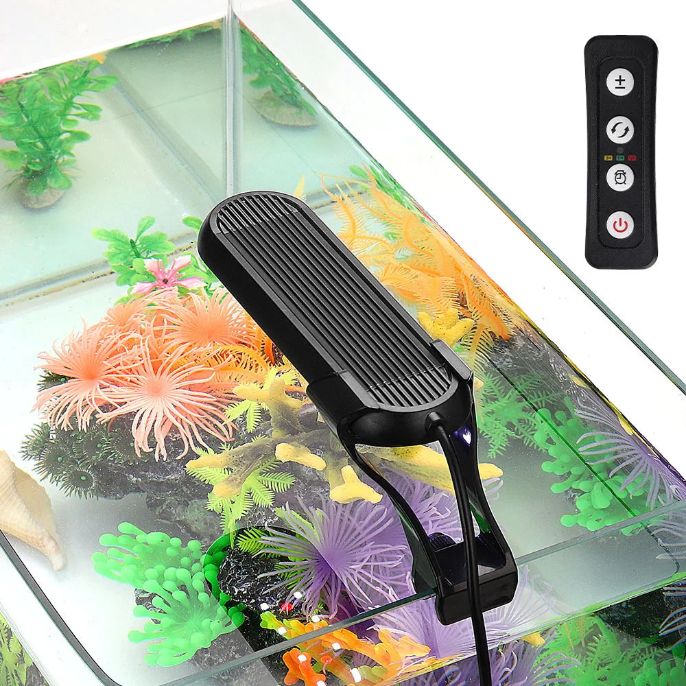 USB Aquarium Timer Led Lights For Fish Tank Full Spectrum Fish Tank Light LED Lamp for Water Plants Aquatic Lamp Light 6W/9W/12W