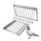 1 Pc Stainless Steel Dovecot Trap Door Pigeon Door Wire Frame Entrance Loft Supplies Racing Bird Catching Cage Nest Door Curtain