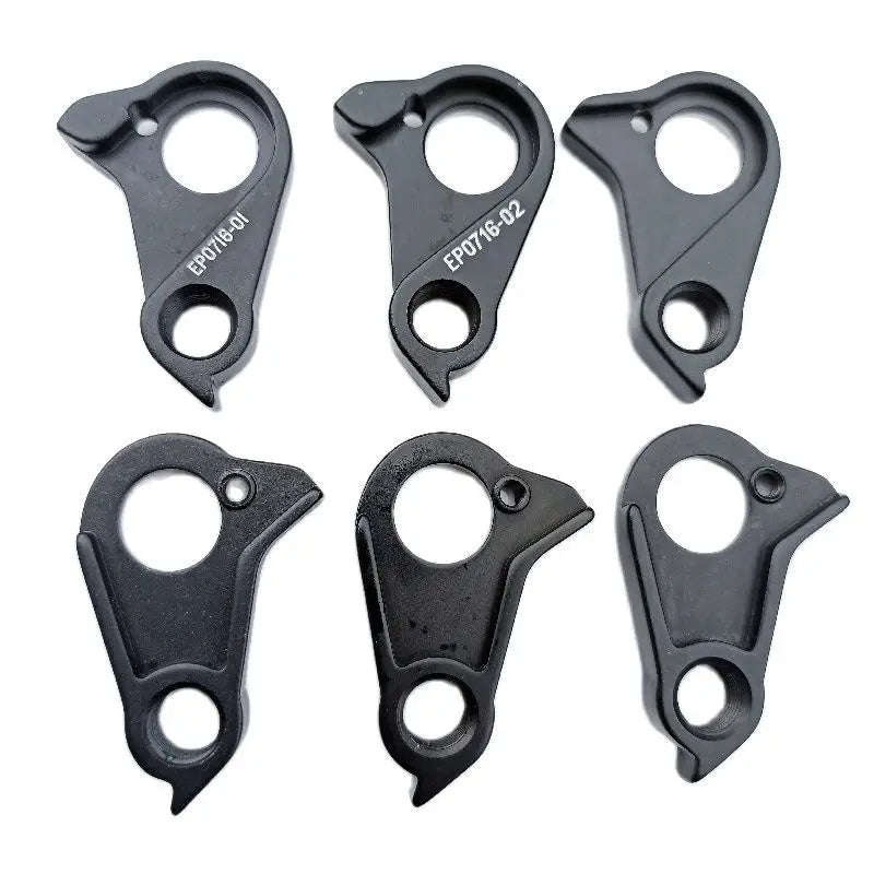 Bicycle derailleur hanger for Canyon No.40 EP0716-01 GP0211-01, black, 1pc