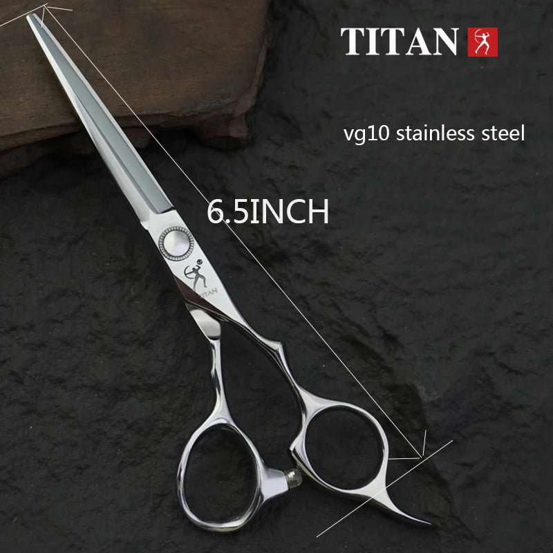 TITAN Professional Hairdressing Haircut Scissors 6 Inch VG10  Hairdresser's Cutting Thinning Tools High Quality Salon Set