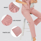 Niaahinn brand Set Women's Medical Uniforms Surgical Pajamas Nurse Uniforms Scrub Set Hospital Work Clothes Dental Surgery Suits