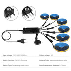 COB LED strip cabinet light kit with touch dimmer, warm/natural white, 1-3m, 1-2pc