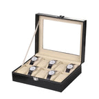 Watch Boxes 2/3/4/5/6/8/10/12 Girds Cases Storage Boxes Watch Organizer Case PU Leather Watch Display Jewelry Box For Best Gifts