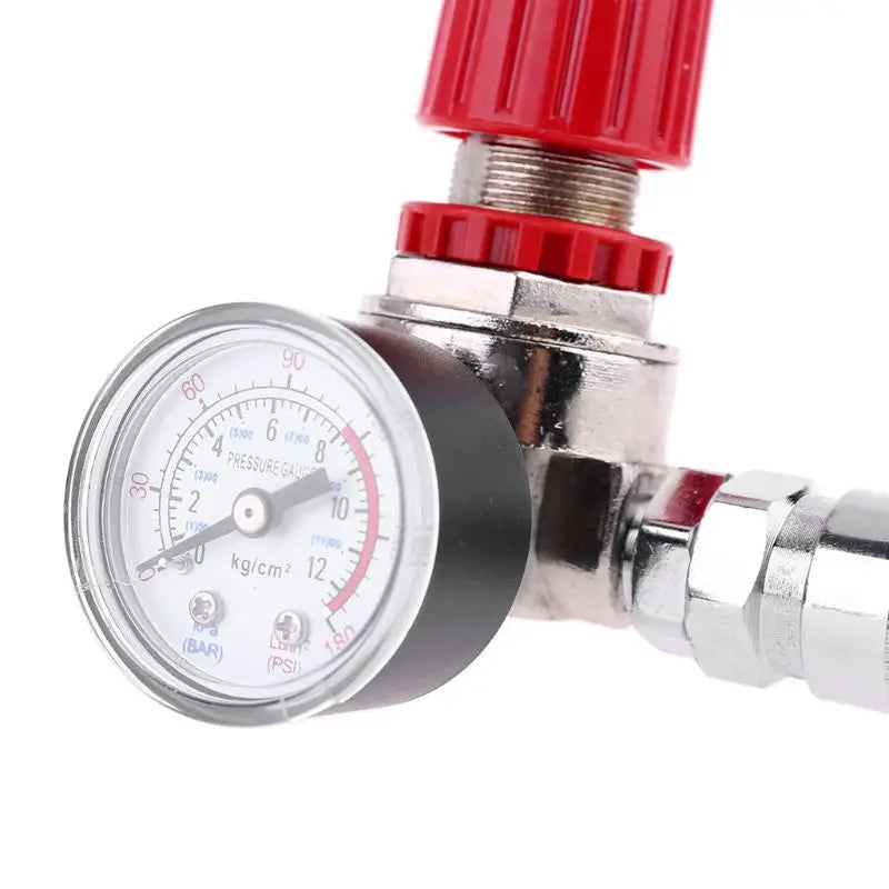 Air Compressor Pressure for Valve Switch Regulator Pressure Switch Control for Valve with Gauge Stainless Steel Dual Sca