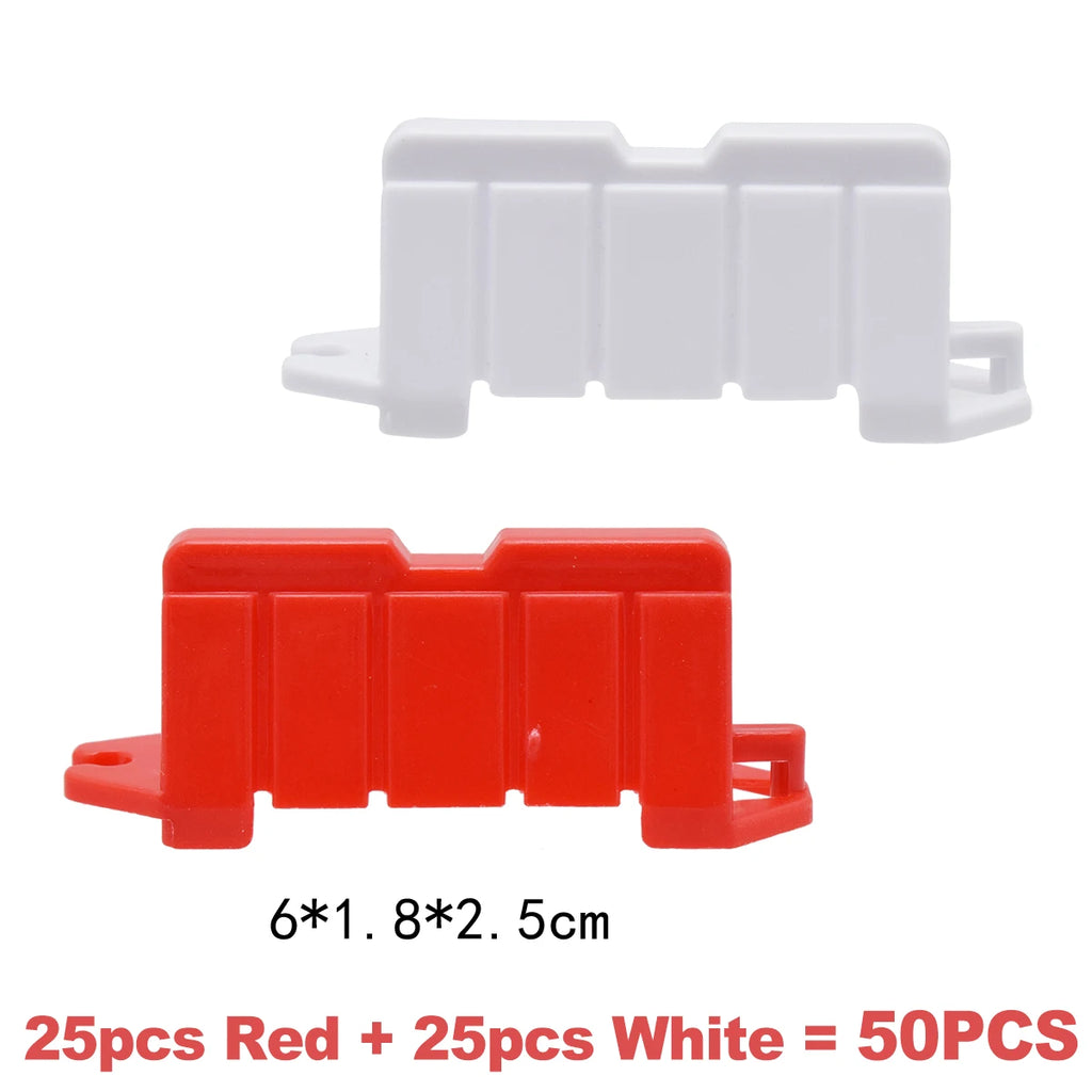 100pcs/200pcs/300pcs RC Car Road Barriers Drifting Race Track Barrier Traffic Barrier Props RC Roadblocks for remote control Car