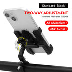 ThinkRider MTB Phone Mount Stand Bike Mobile Phone Holder 360 Rotatable Aluminum Adjustable Bicycle Non-slip Cycling Bracke