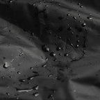 Black Waterproof Patio Fire Pit Cover Round Table Cover Round BBQ Accessories Grill Cover Anti-UV Dust Rain Barbecue Supplies