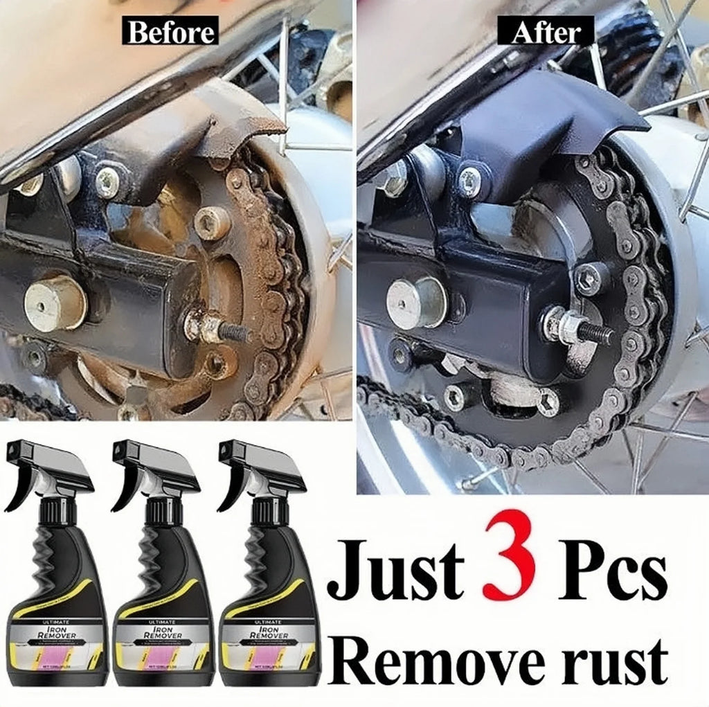Car Rust Remover Quick Remover  Exhaust Pipe Rust Removal Spray Cleaning Metal Iron Powder Old Cars To New
