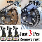 Car Rust Remover Quick Remover  Exhaust Pipe Rust Removal Spray Cleaning Metal Iron Powder Old Cars To New