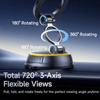 Baseus Vacuum Magnetic Car Phone Holder Mount 360° Rotation Stand Car Mount for iPhone Samsung Xiaomi Travel Holder Gym Stand