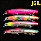TSURINOYA 4PCS Ultra Long Casting Saltwater Sinking Minnow Sea Fishing Lure BAYONET 135mm 26.4g Seabass Mackerel Hard Bait