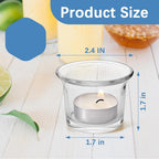 Glass Votive Candle Holders,Glass Tealight Candle Holder,Tea Light Candle Holder Glass Tea Lights Holders,Clear Glass Tea Light
