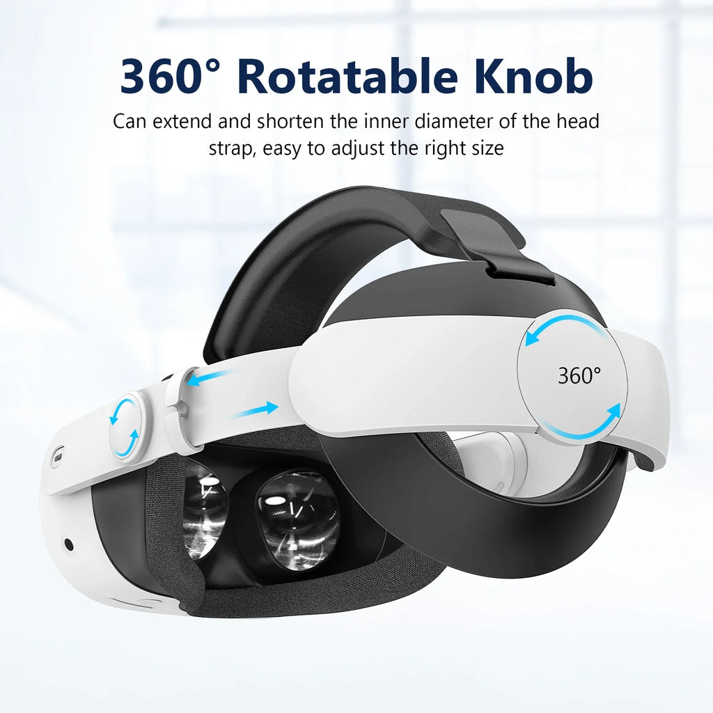 Upgraded Adjustable Head Strap For Quest 3/3S Replacement Headband For Quest 3S Comfort Wear Elite Strap Headwear VR Accessories