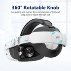 Upgraded Adjustable Head Strap For Quest 3/3S Replacement Headband For Quest 3S Comfort Wear Elite Strap Headwear VR Accessories