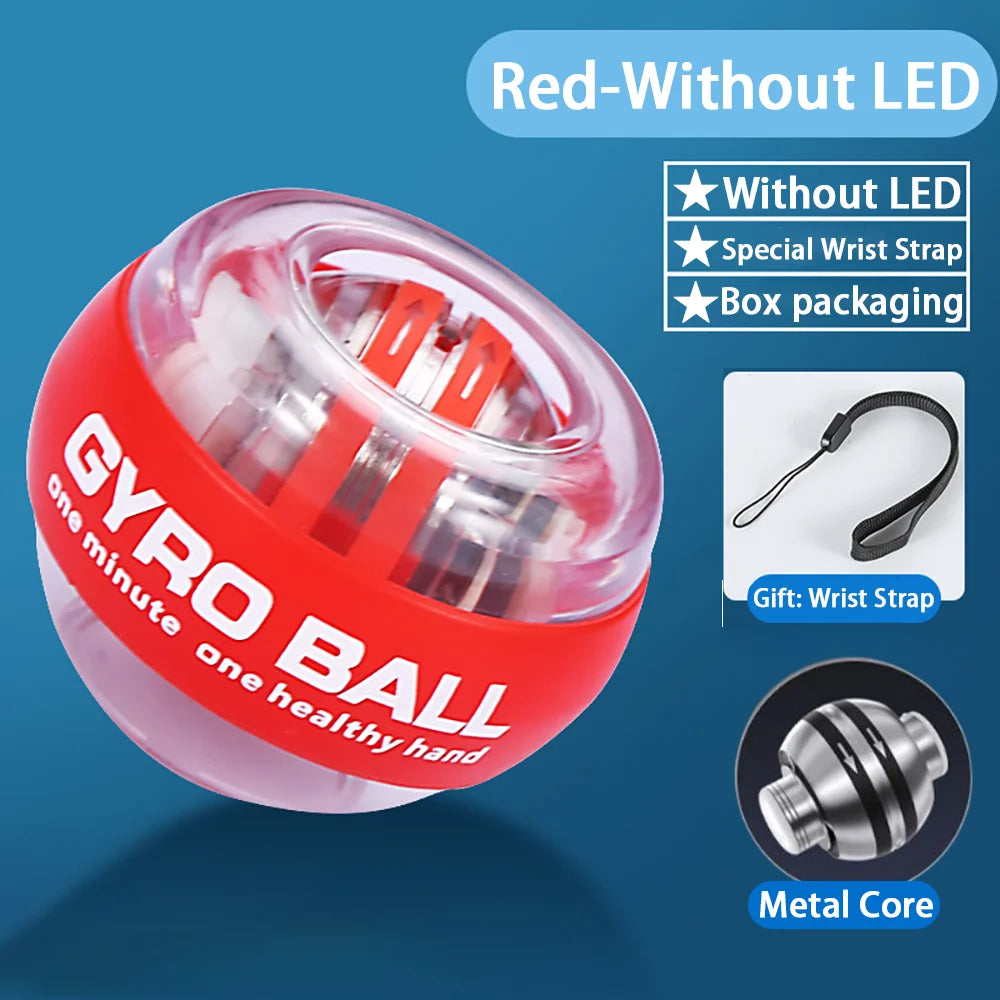 Self-Starting Wrist Ball-Lightweight Portable Silent Stress Relief Tool for Daily Use Non-Slip Hand Trainer for Office/Gym/Home
