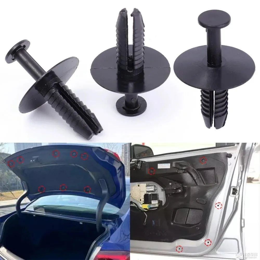 Car Bumper Trim Clip Fastener Retainer for BMW 3 5 7 Series Mercedes Benz Wheel Arch Side Skirt Rocker Panel Plastic Rivet Kit