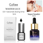 Gollee Fast drying 0.5s Eyelash Extension Glue Waterproof Eyelash Adhesive Lashes Supplies Strong Glues For Salon Makeup Beauty