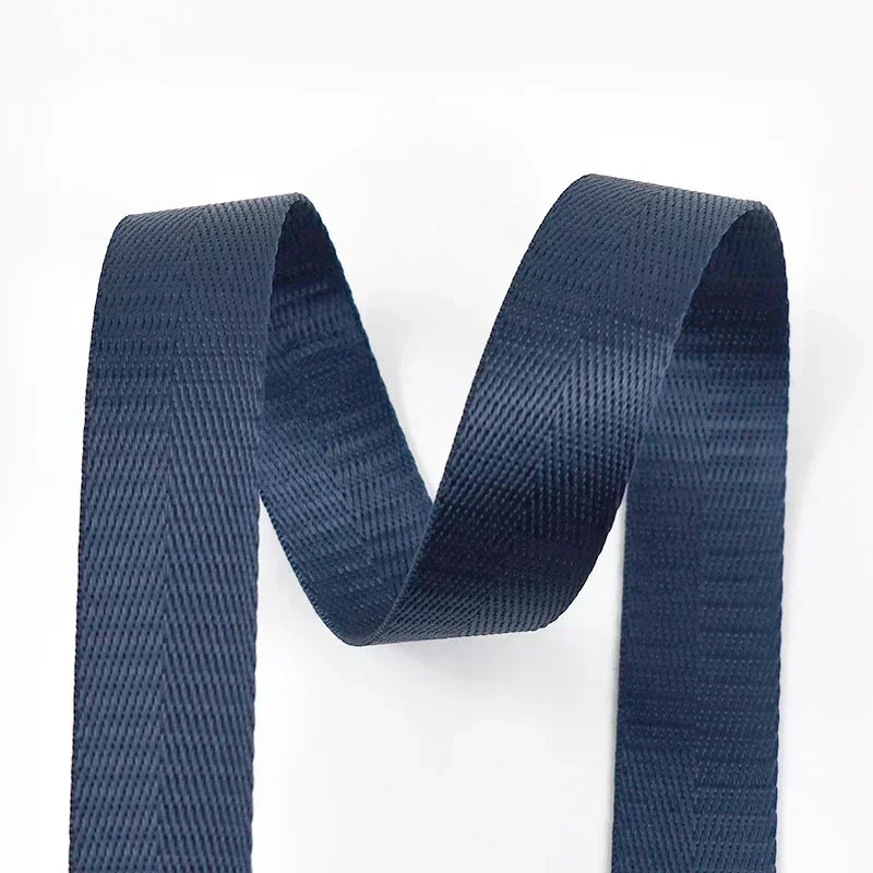 10Meters Meetee 1mm Thick 25mm Nylon Webbing Tape Backpack Strap Band Ribbon Seat Belt DIY Bag Binding Fabric Sewing Accessories