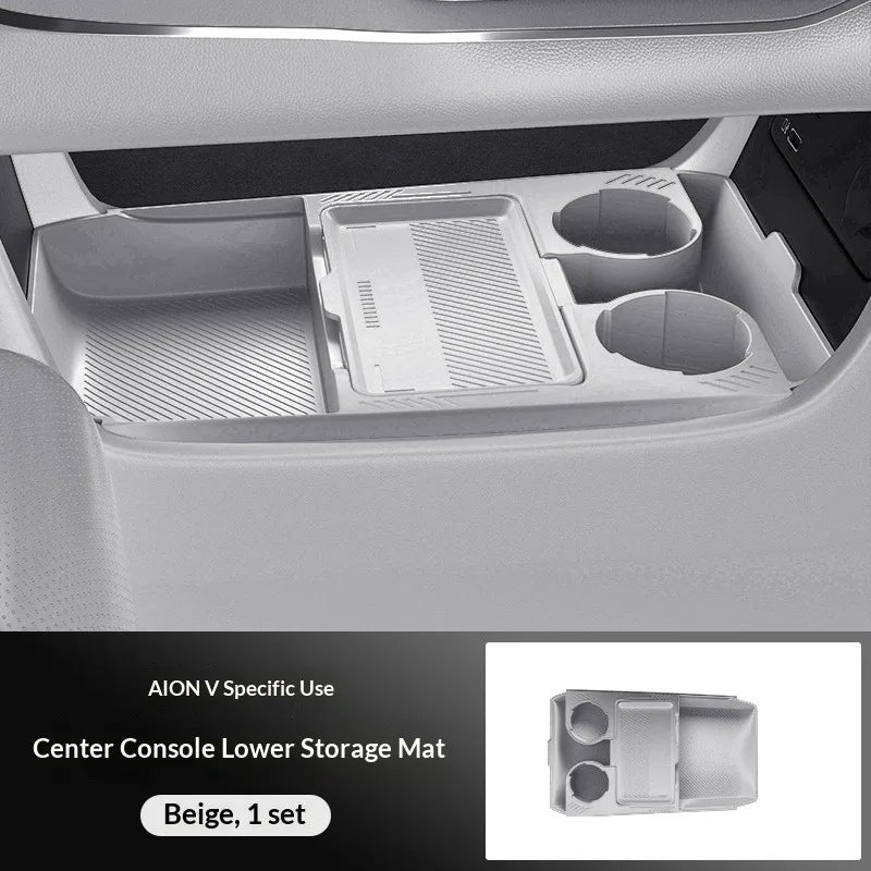 Suitable for 26 Models of Gac Aion I60/aion V Under-center Console Storage Box Multi-functional Lower Storage Box Accessories
