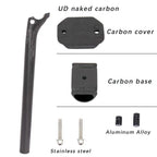ELITA ONE Carbon seatpost Offset 20mm MTB/Road Bike Seatpost 27.2/30.9/31.6mm Carbon Bicycle Seat Tube  UD Bare Carbon