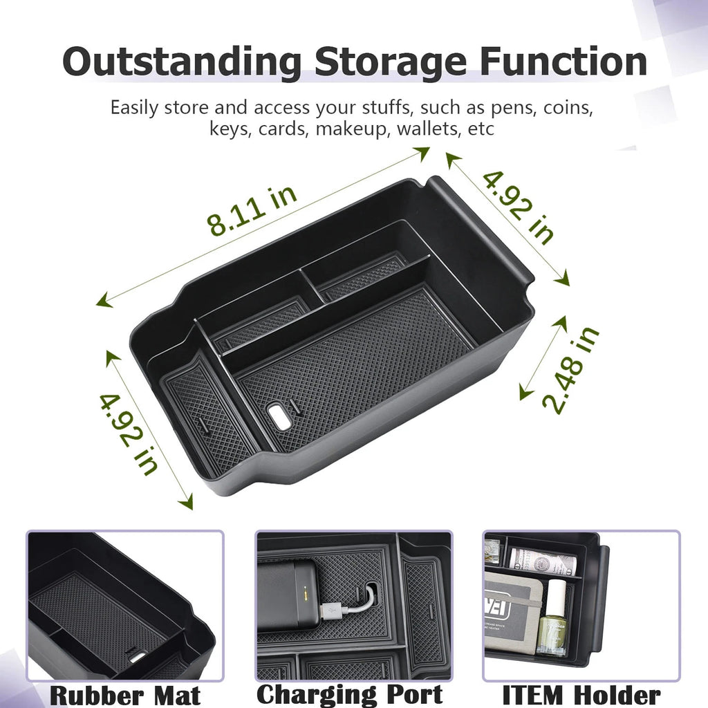 Center Console Organizer for 2026 Mazda CX-5 Armrest Box Storage Tray Secondary Interior Console Box Car Organizer Accessories