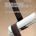 2-in-1 Wireless Curling Iron/Straightener with USB Rechargeable and Four Temperature Controls  Mini Portable Corn Puff Volumizin