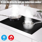 Induction Cooktop Protector Mat Silicone Induction Cooker Cover Heat Resistant & Waterproof - Prevent Scratches and Burns