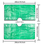 Plant Trimming Tarp Outdoor Leaf Storage Mat Easy Clean Garden Blanket Pruning Cleanup Mat Foldable Garden Tarp