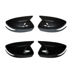 Side Wing Rearview Mirror Cover For Nissan Altima 2013-2018 Sentra/Sylphy Maxima Glossy Black Cap Sticker Trim Mirror Shell