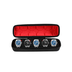 Watch Box Organizer for Men,Watch Travel Case Portable Storage Watch Display Holder for Wristwatches with anti-Move Watch Pillow