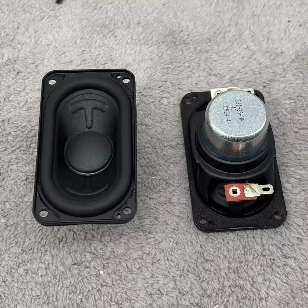 GHXAMP for JBL FLIP Series 80x44mm Racetrack Speaker: High Volume, NdFeB Magnet, Long Excursion, 4ohm 25W 2PCS