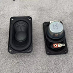 GHXAMP for JBL FLIP Series 80x44mm Racetrack Speaker: High Volume, NdFeB Magnet, Long Excursion, 4ohm 25W 2PCS