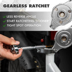 VMAN 24/66/100in1 Multi-Purpose Ratchet Screwdriver Set 24 in 1 S2 Steel Magnetic Screwdriver Bits Repair Phone Tools Men Gift
