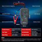 OBDResource 12V/24V Car Relay Tester 4Pin 5Pin Relay Detection Diagnostic Tool Professional Voltage Tester Battery Checker