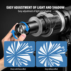 Bowens Mount Spotlight Conical Optical Snoot Kit  Video Artist Modelling Shape Photo Studio Light Kit with Optical Spotlight Len