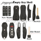 Jingyuqin Porsche Remote Key Shell Case Cover 3-4 Button, for 718 911 Cayenne Macan 2015-2026