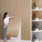 3D Textured Grid Wall Panels Peel and Stick - Stylish Waterproof Wallpaper Easy DIY Self-Adhesive for Ceiling, Living Room