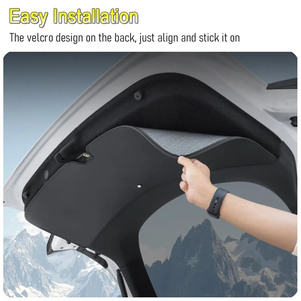 Rear Trunk Tailgate Mat for Tesla Model Y Juniper 2025 2026 All Weather Rear Cargo Liners Trunk Tray Pads Protector Accessories
