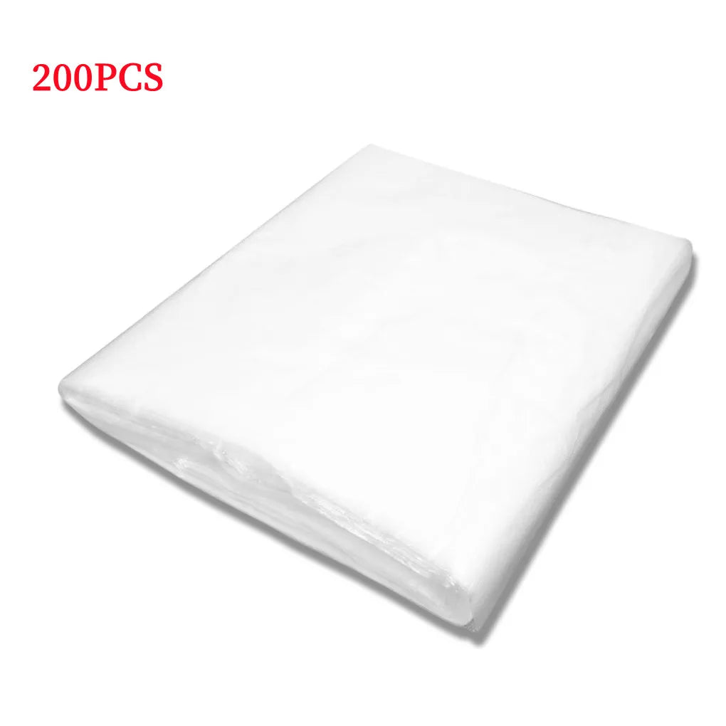 100/200/300PCS Disposable Hairdressing Cape Haircutting Hairstyling Transparent Barber Cloak Hair Dyeing Shawl 60*90cm