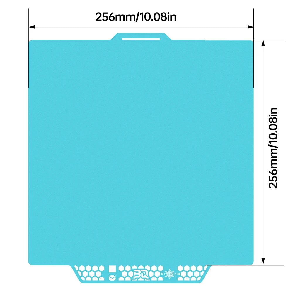 BIGTREETECH Panda Build Plate 256MM 180MM CryoGrip Pro Cool Plate PEI PEO Honeycomb Houndstooth For BambuLab P1 A1 X1 A1 MINI