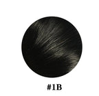 Fish Line 100 Human Hair Extension Piece Hair Blonde Remy Straight Hair Fishing Wire with 3 Clips Invisible Wire Hair Extension