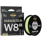 SeaKnight Brand W8 II Series Fishing Lines 8 Weaves 500m 300m 150m Upgrade Strong Braided PE Line for Seawater fishing 15-100LBs