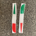 For DUCATI Streetfighter V4 V4S V4SP Italian Tricolor Flags for Wings 3D Winglet Flank Sticker Decal