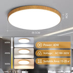 Golden Led Ceiling Lamp 220V Dustproof Ceiling Panel Lamp Indoor Bathroom Lamp for Living Room Decor Ultra-thin Ceiling Lights